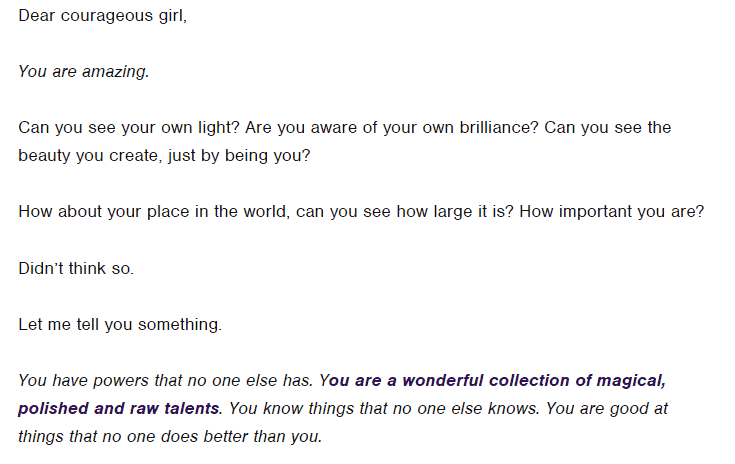 Admiration Letter 40