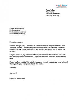 Cancellation Letter 0000