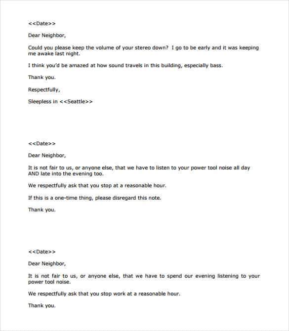 complaint letter template