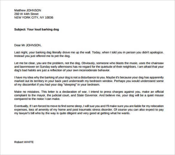 Complaint Letter 30