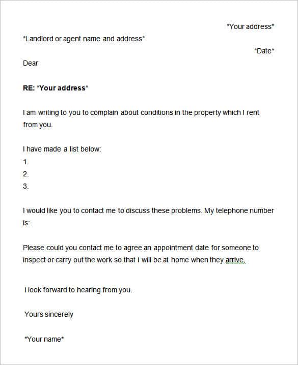 Complaint Letter 80