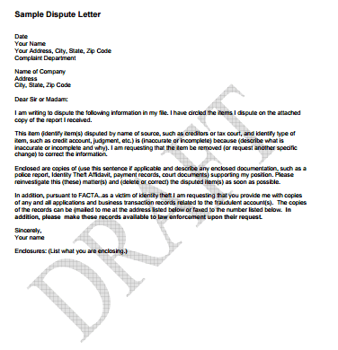 Disagreement Letter 30