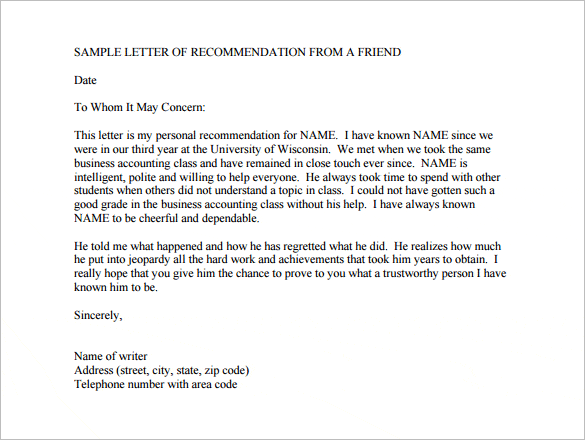 Endorsement Letter 40