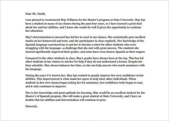 Endorsement Letter 50