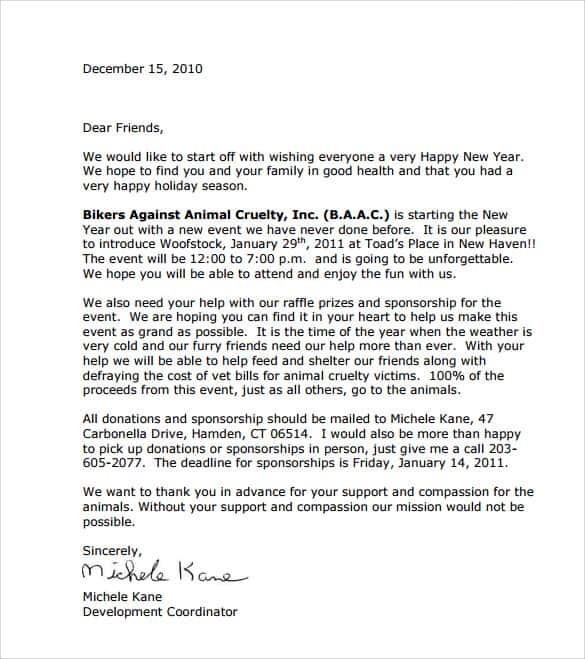 Fundraising Letter 50