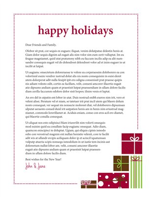 Holiday Letter 20