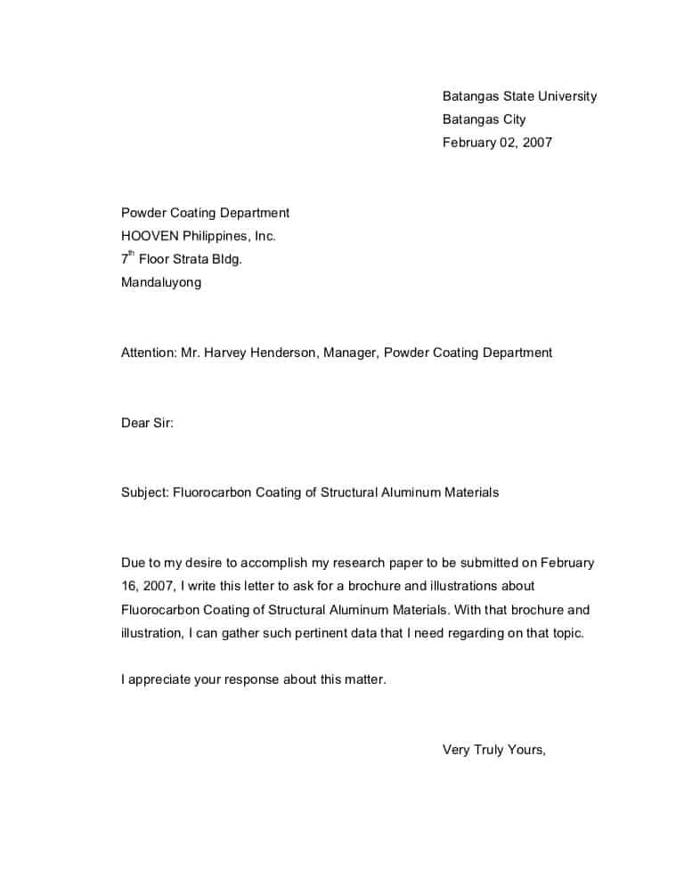 Credit Inquiry Letter Templates | 14+ Free MS Word & PDF