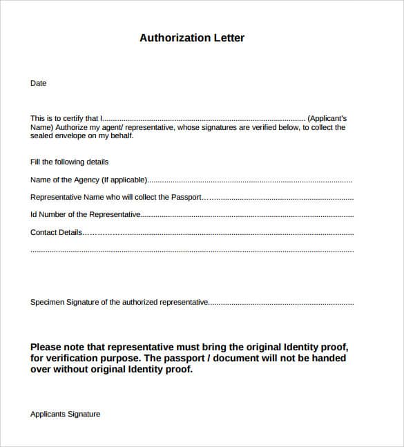 Sample Authorization Letter Granting Permission from www.sampleletterword.com