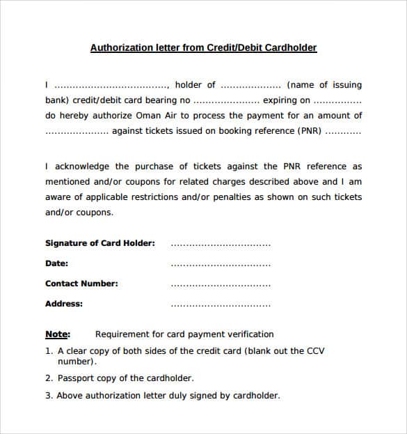 Credit Note Sample Letter