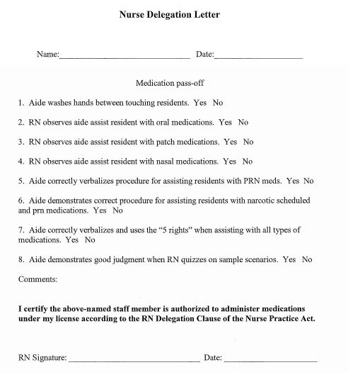 delegation Letter 100