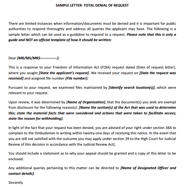 Letter Appealing A Decision from www.sampleletterword.com