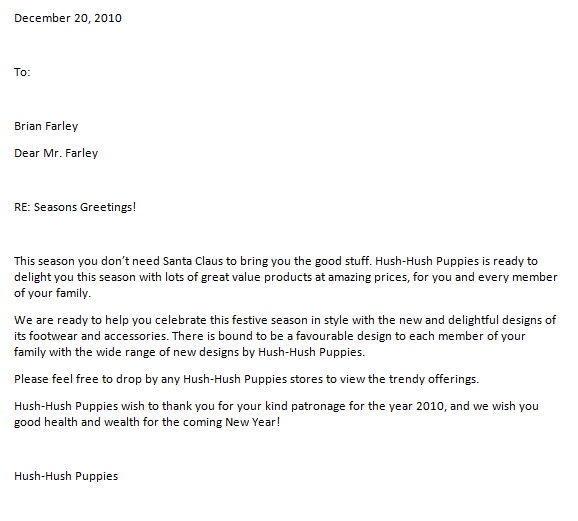 Formal Business Letter Salutation from www.sampleletterword.com