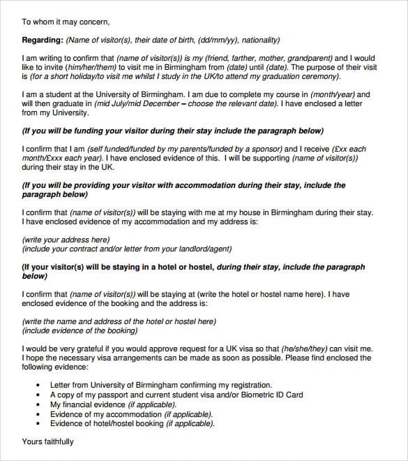 invitation letter 10