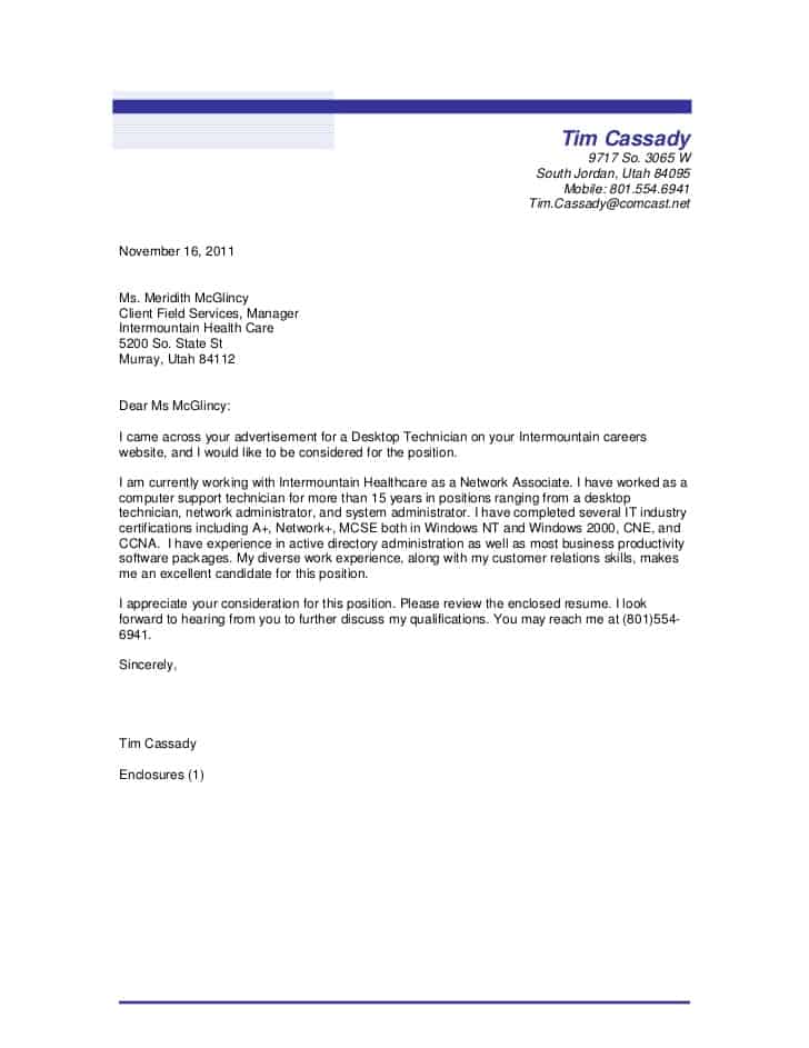 sample cover letter 60