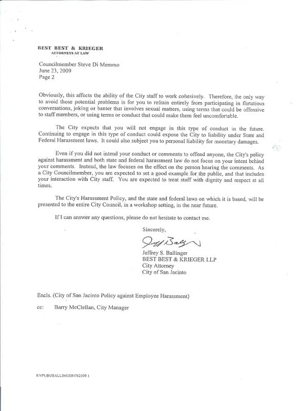 Letter Of Reprimand 007