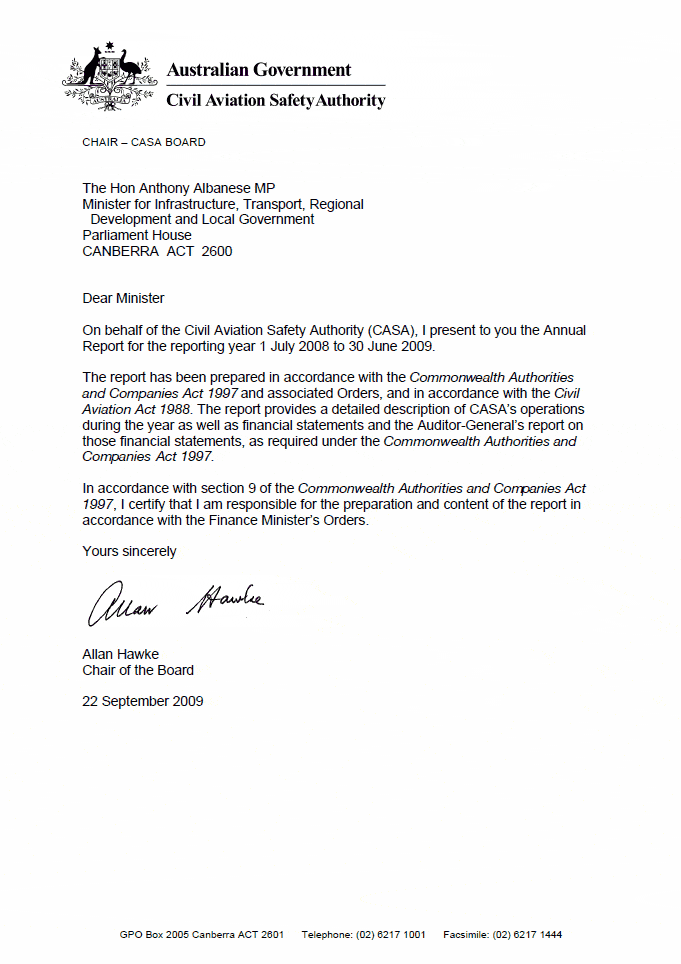 Letter Of Transmittal 002