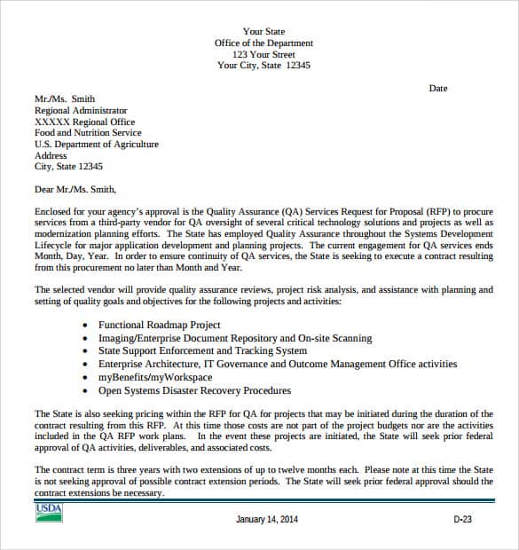 Letter Of Transmittal 007