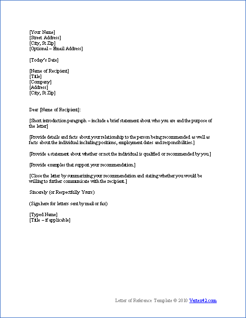 Referral Letter 005