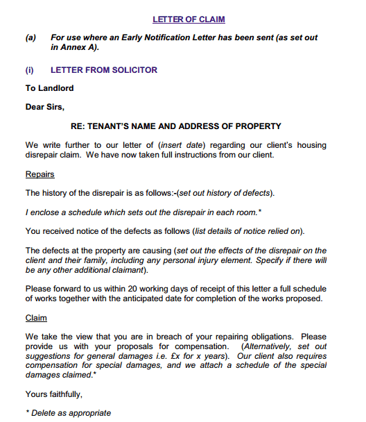 claim letter 7