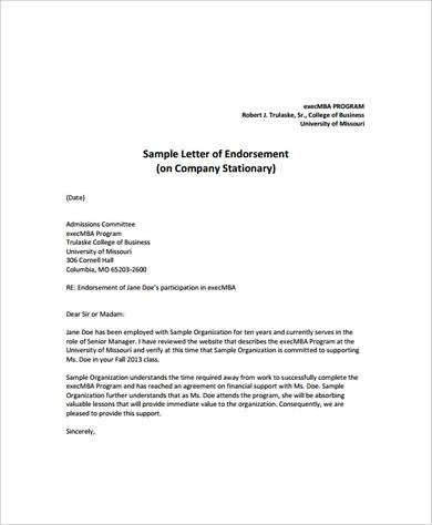 Internship letter format