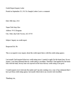15+ Free Sample Inquiry Letters - Writing Letters Formats & Examples