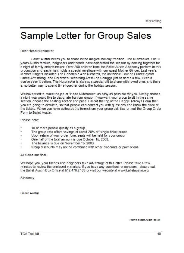 41 Sample Sales Letters Templates Word Pdf
